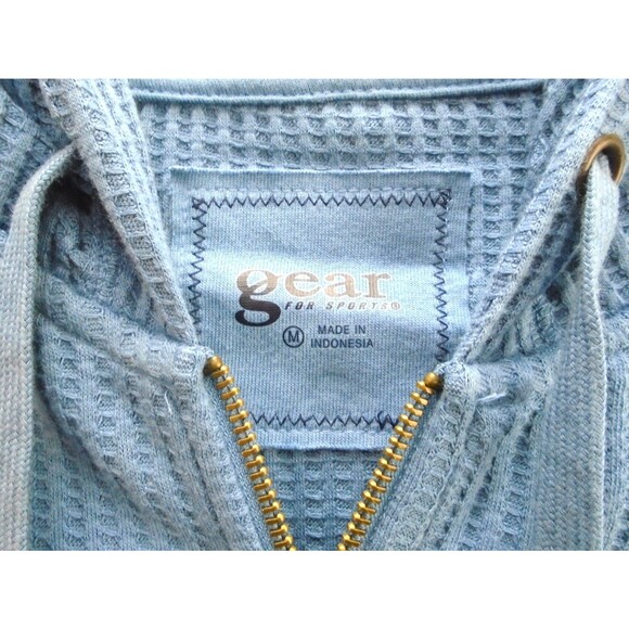 GEAR FOR SPORTS Women’s Waffle Hoodie Size M US Army Full Zip Blue - Picture 3 of 8